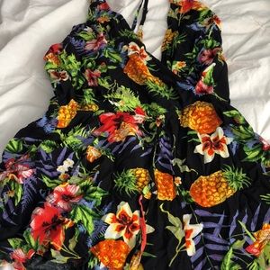 Tropical pineapple romper